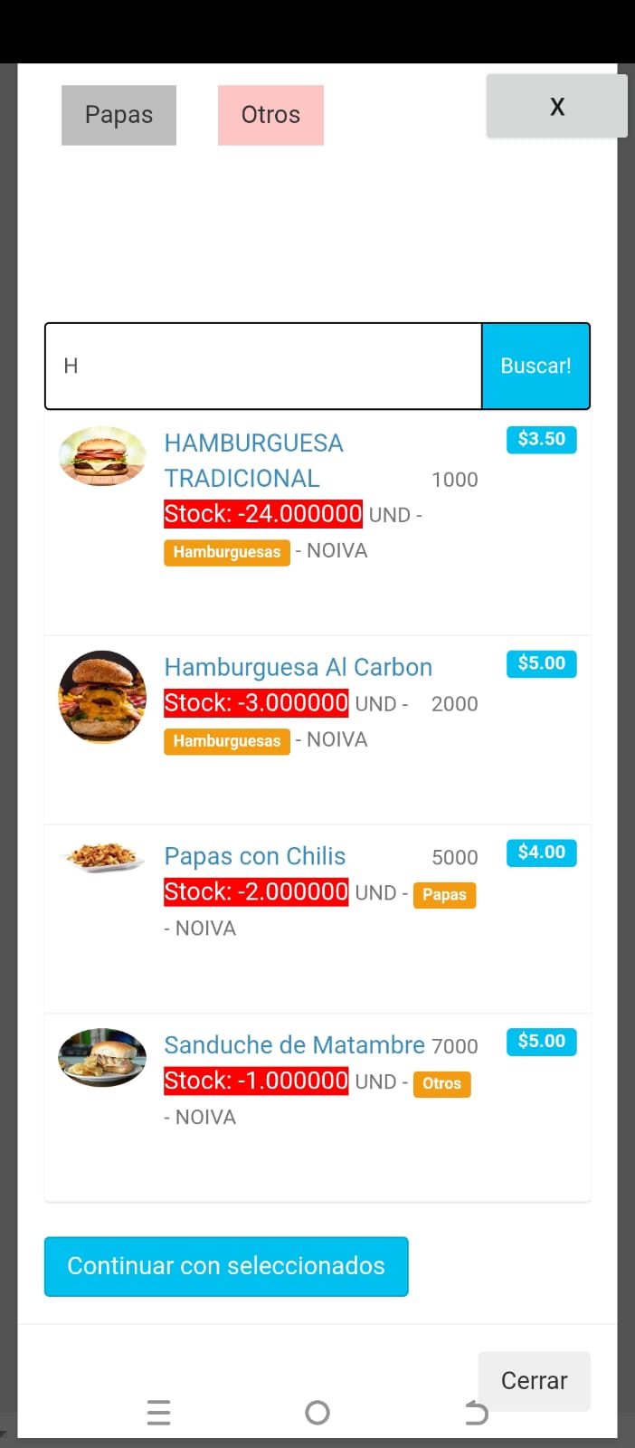 Merlyna Lista De Productos